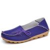 Casual Women's Single Shoes, Mother Shoes, Flat-bottomed Peas Shoes, Nurse Shoes, Lace-up Tendon Low-top Shoes