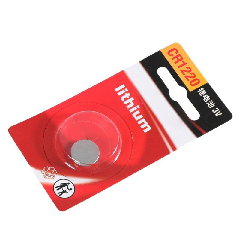 Long Last CR1220 Coin Cell Battery CR1220 3V Lithium Battery Button Cell for Watches, Calculators Electronics Battery
