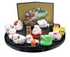 Zodiac Animal Set with Decorative Tray Cute Ceramic Display for Use (Large) - Year-Round