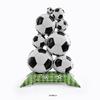2er-Pack Medium Stehende Fußball-Haufen Folienballons Perfekt für Fußball-Mottoparty-Dekorationen und Weltmeisterschaftsfeiern
