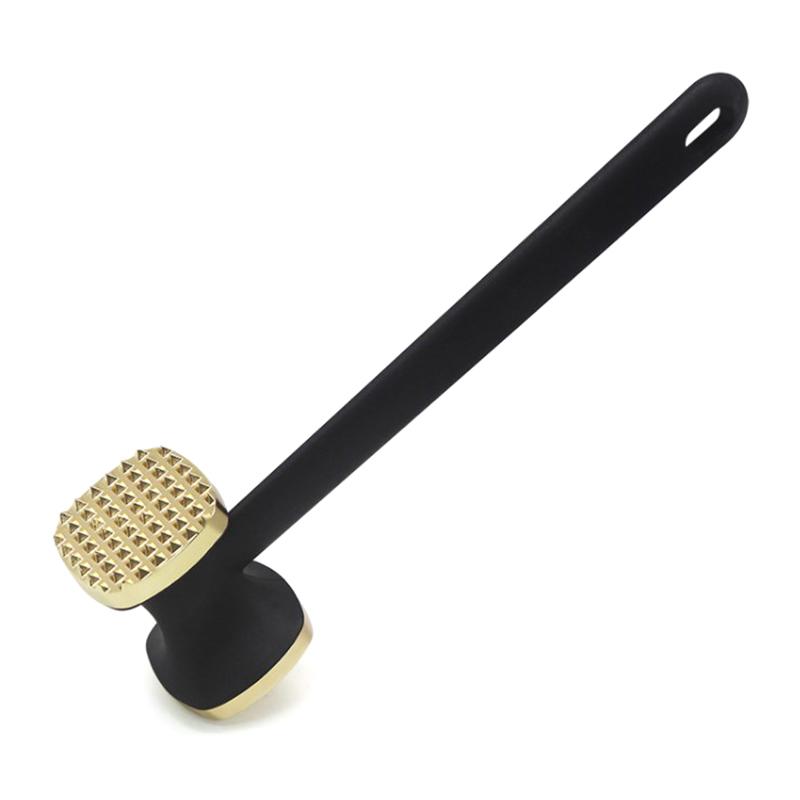 Steak Hammer Mallet Double-Sided Zinc Alloy Meat Tenderizer Meat Pounder Maximizes Food Flavor Meat Hammer Steak Meat Cooking