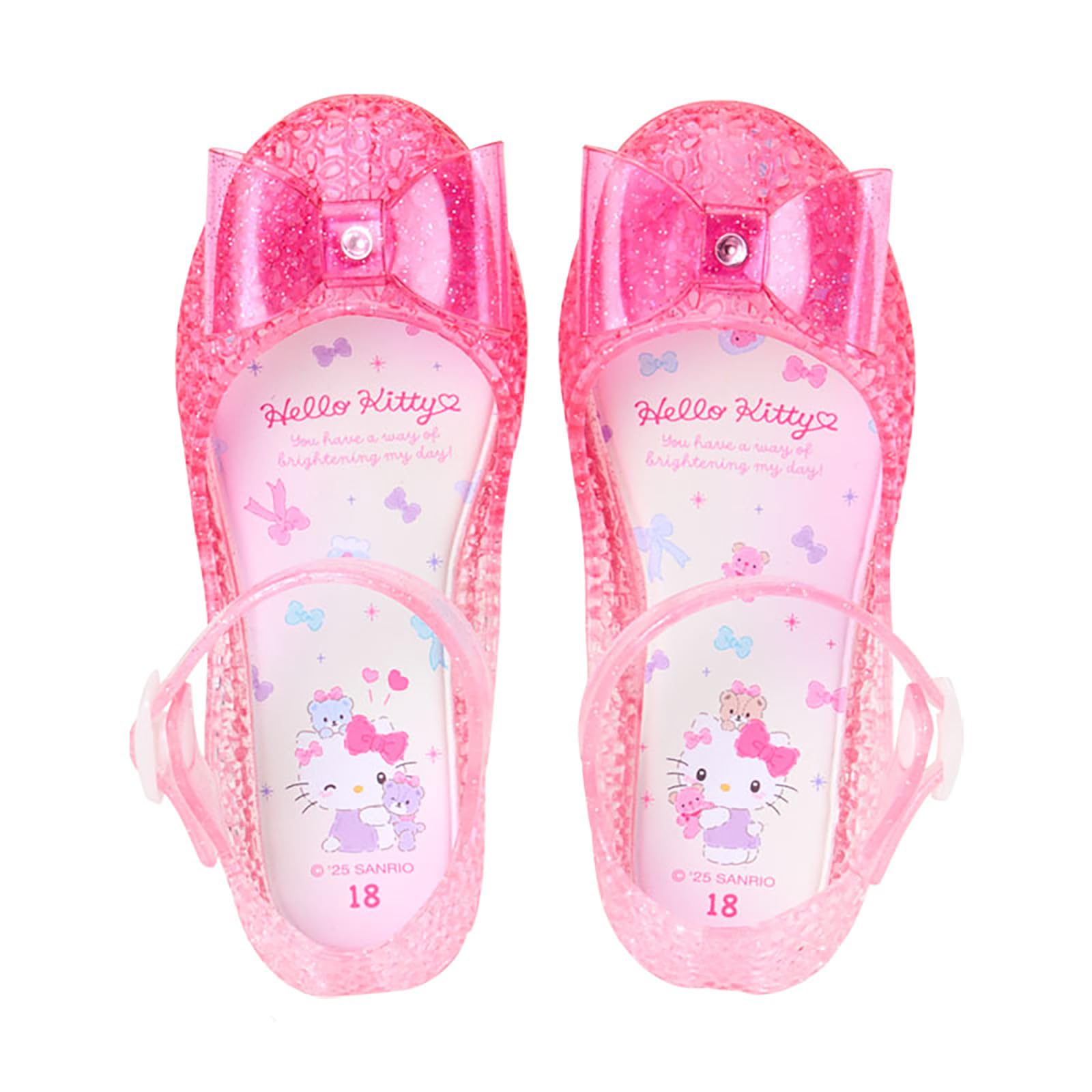 

Sanrio Clear Hello Size Summer Outing 177873 Kids Sandals, Kitty, 16cm, Children s PVC, Shoes,