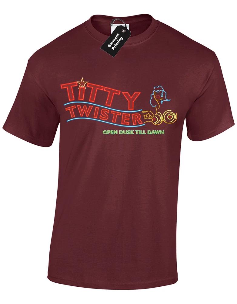 Titty Twister Open Dusk Till Dawn Funny Vampire Retro Unisex T-shirt S