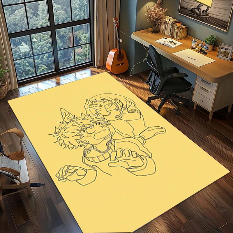 

My Hero Academia Large Decor Rug Non Slip Washable Area Carpet Gamer Bedroom Floor Mat 60x90cm