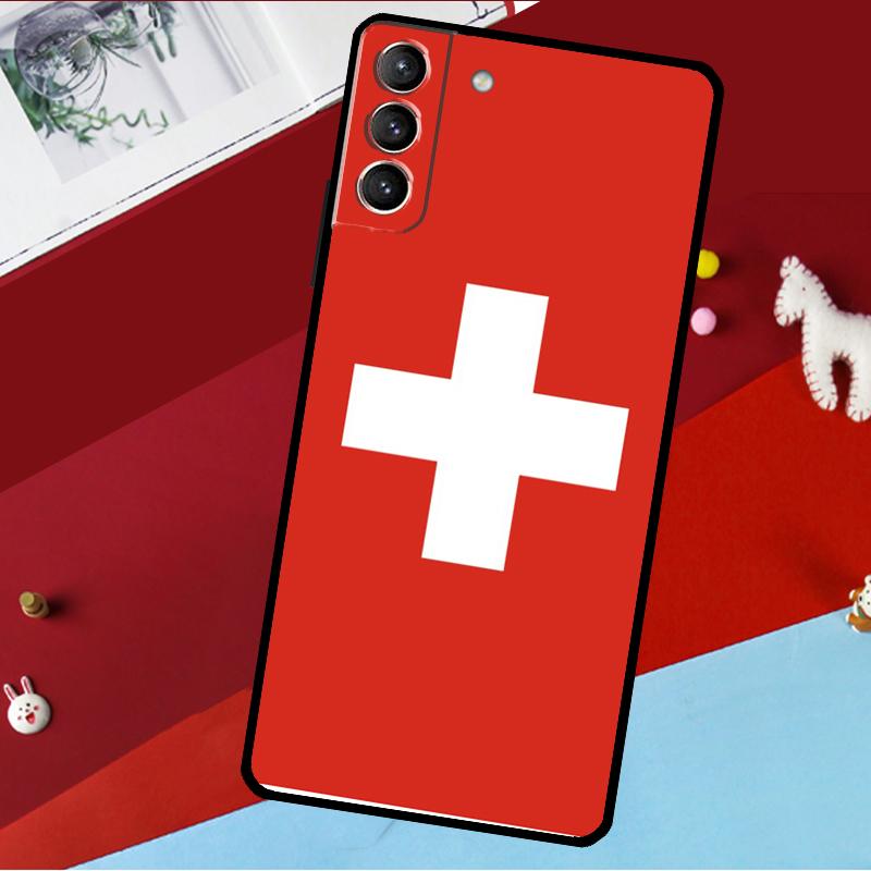 

Швейцария Швейцарский флаг Чехол Для Samsung Galaxy S26 S25 S23 S22 S20 S24 Ultra S9 S10 Plus S21 FE S25 FE Чехол для телефона Galaxy S24
