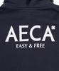 Aeca Aeca Signature Zip Up Hoodie-Navy