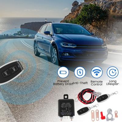 Automotive Relay Wireless Remote Control 200A 12V Battery Disconnect Switch with Waterproof Shell Copper