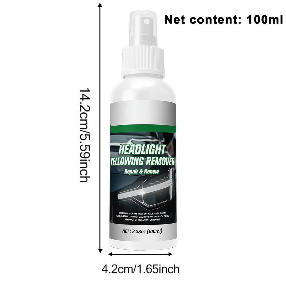 Soluție de Curățare Spray pentru Restaurarea Farurilor Pentru Restaurarea Farurilor Kit Profesional pentru Mașină