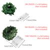 Artificial Green Leaf String Lights, Battery Powered LED Simulation Flower Greenery Garland, Fairy Lights for Wedding Room Indoor Wall Home Decor