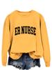 Spring-Fall ER Nurse Hoodie - Casual Round Neck Top