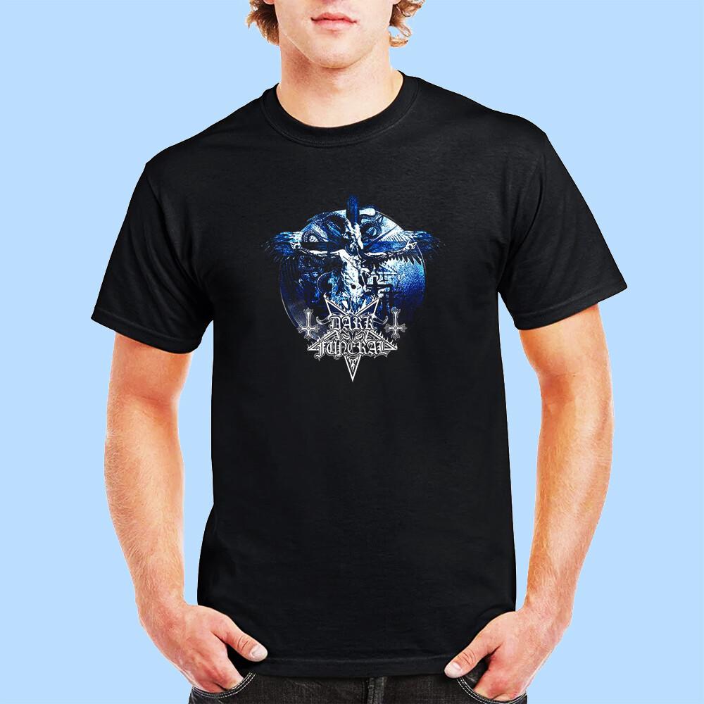 NWT Dark Funeral Black Classic Vintage Mens Black Shirt Size S5XL Unisex T-Shirt M
