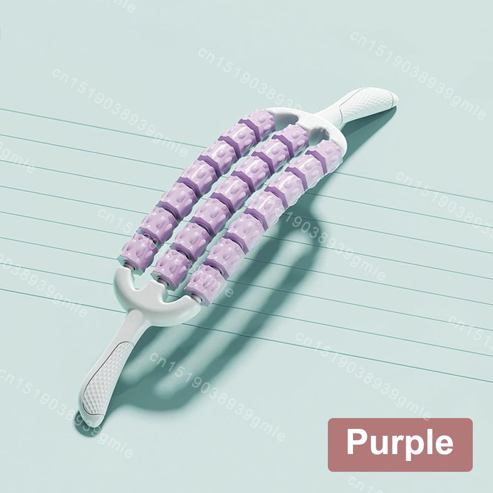 

Durable And Safe Handheld Massage Roller Stick Manual Massage Tool Muscle Roller Stick Comfortable Fitness Yoga Massager Stick For Outdoor Back