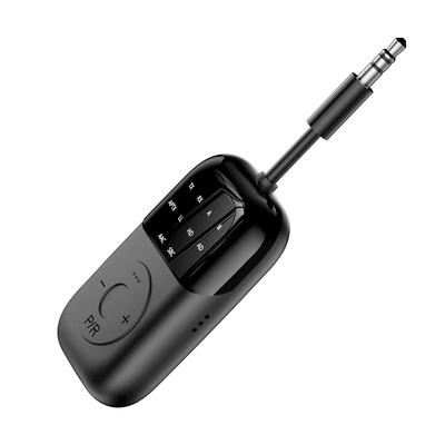 Nadajnik Bluetooth z podwójnym mikrofonem, Bezprzewodowy adapter audio Bluetooth do siłowni, Nadajnik/Odbiornik 2 w 1 5.4 - Parowanie, 24-godzinne odtwarzanie, Wbudowany - TV,