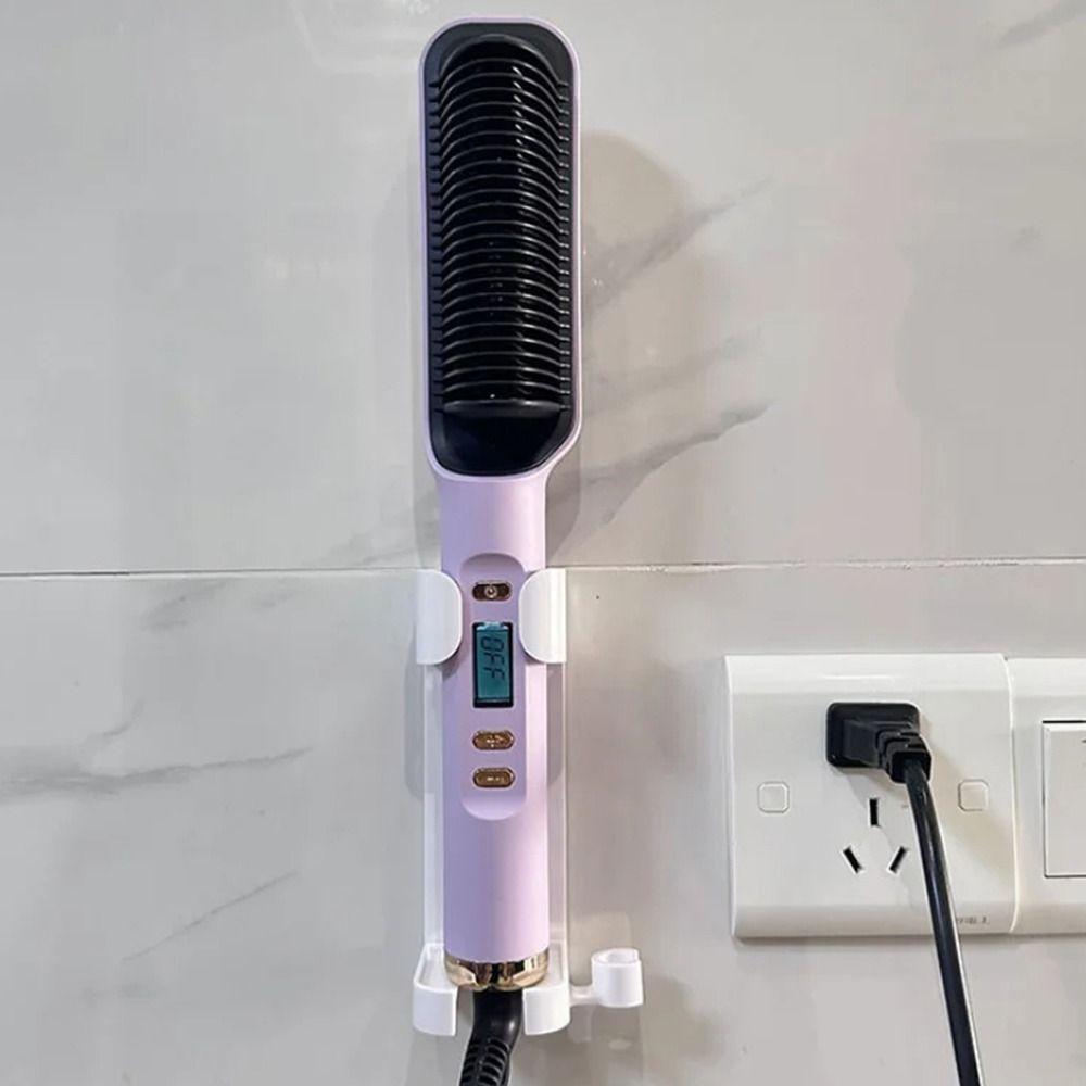 Wandhalterung für Lockenstab Universeller Halter für Glätteisen für Badezimmer Haushalt