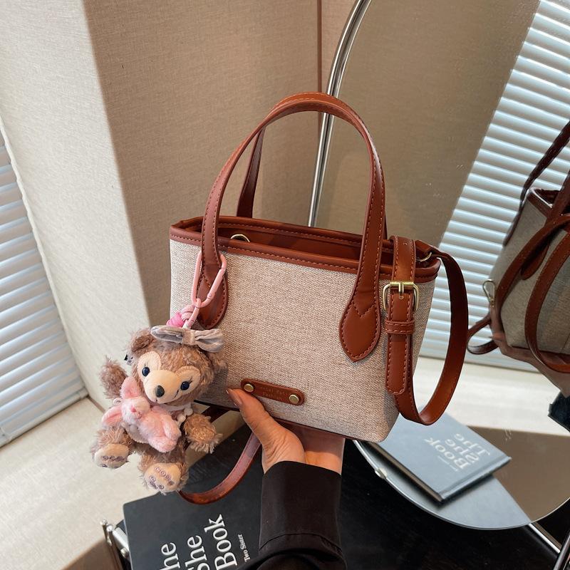 Popular Small Bag Women's New Shoulder Messenger Bag High-end Retro Portable Bucket Bag