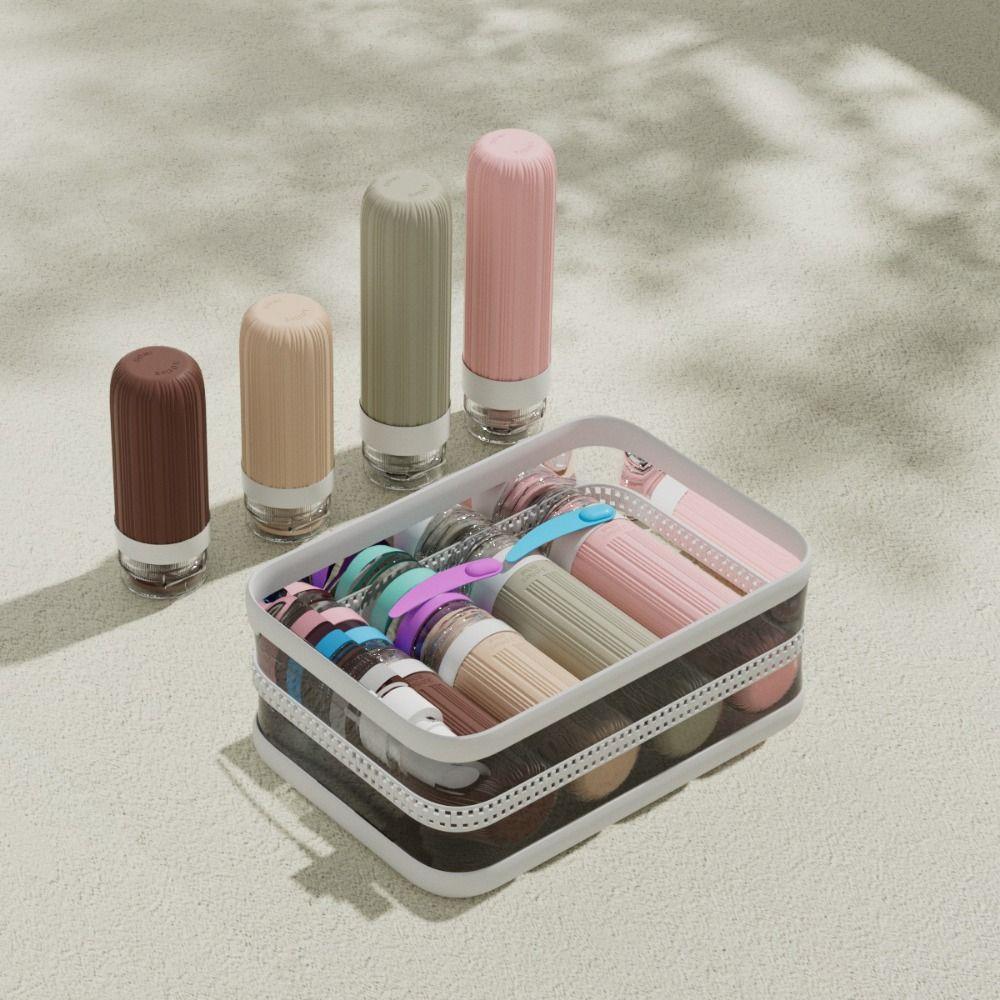 Leak-Proof Travel Bottle Set Soft Portable Lotion Container  Sub-bottling Tool