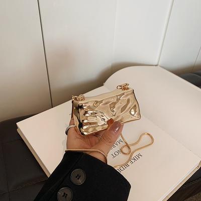 Niche Personality Unique Design Sense Bag Sweet Cool Style Spice Girl Bag Mini Lipstick Bag Earphone Bag Chain Messenger Bag