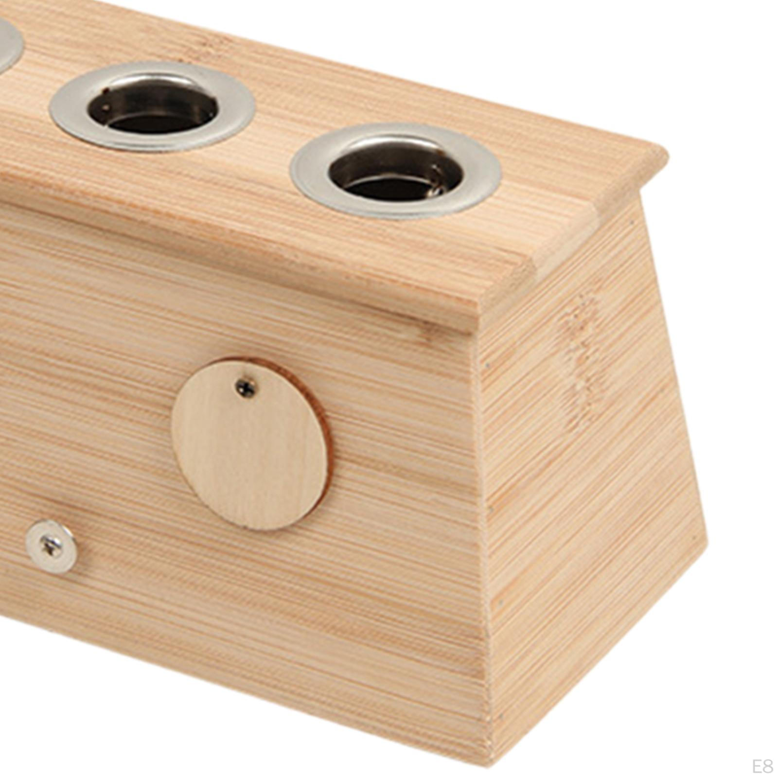 Moxa Box Roller Stick Holder Wood Simple Rustproof MoxiBistration Tool Stickes Burner — фото 10