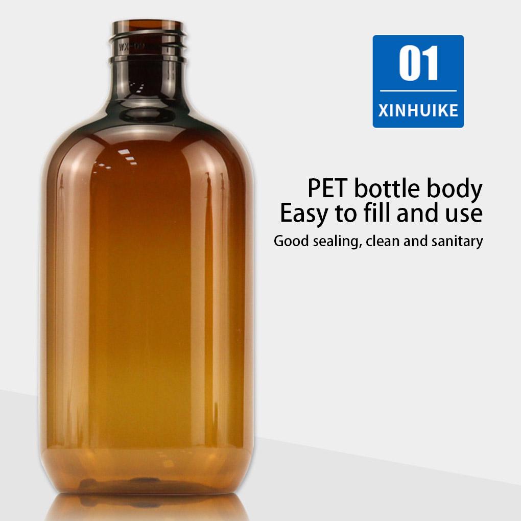 Dozator de Lichid 500ml Baie Călătorie Portabil Sticlă Golă Recipient Reîncărcabil Blat Toaletă Dozare Reutilizabil