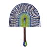 Vintage Seagrass Woven Fan Bohemian Summer Cooling Fan Decorative Handheld Fans  Home Decoration