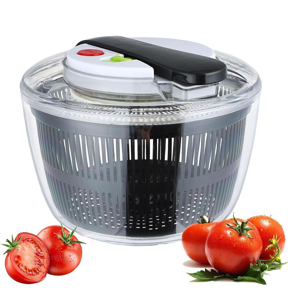 Multifunctional Salad Dryer Salad Spinner Easy Press Absorbent Basket