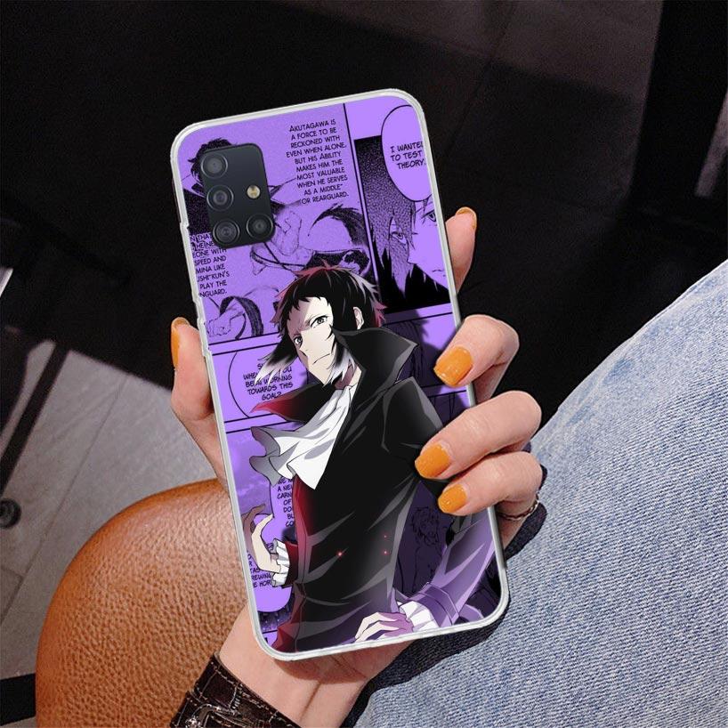 Bungo Stray Dogs Manga Phone Case For Samsung Galaxy A52 A32 A22 A12 A51 A31 A50S A30S A20S A10S Note 20 Ultra 10 Plus S10 A72 A