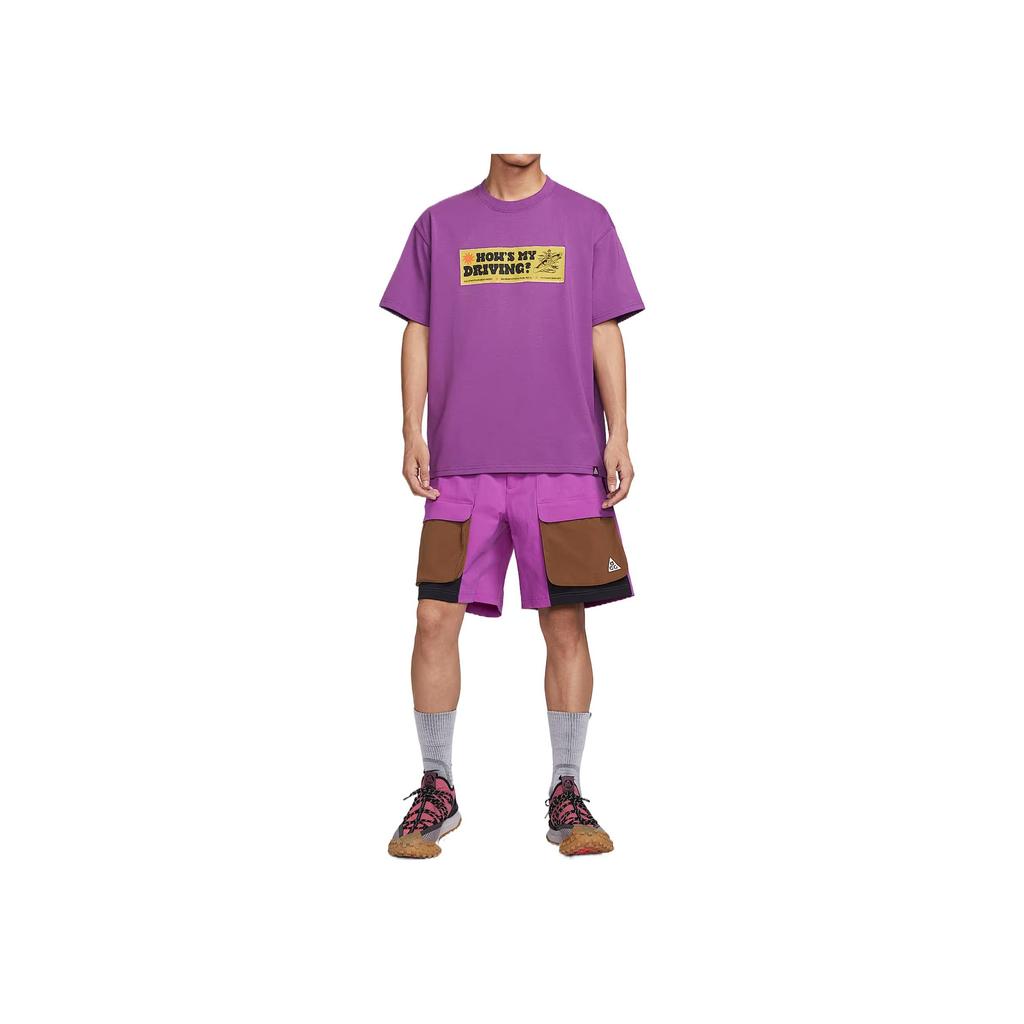 Nike ACG Dri-FIT Canoe Sticker Graphic T-Shirt Bold Berry HV1295-505