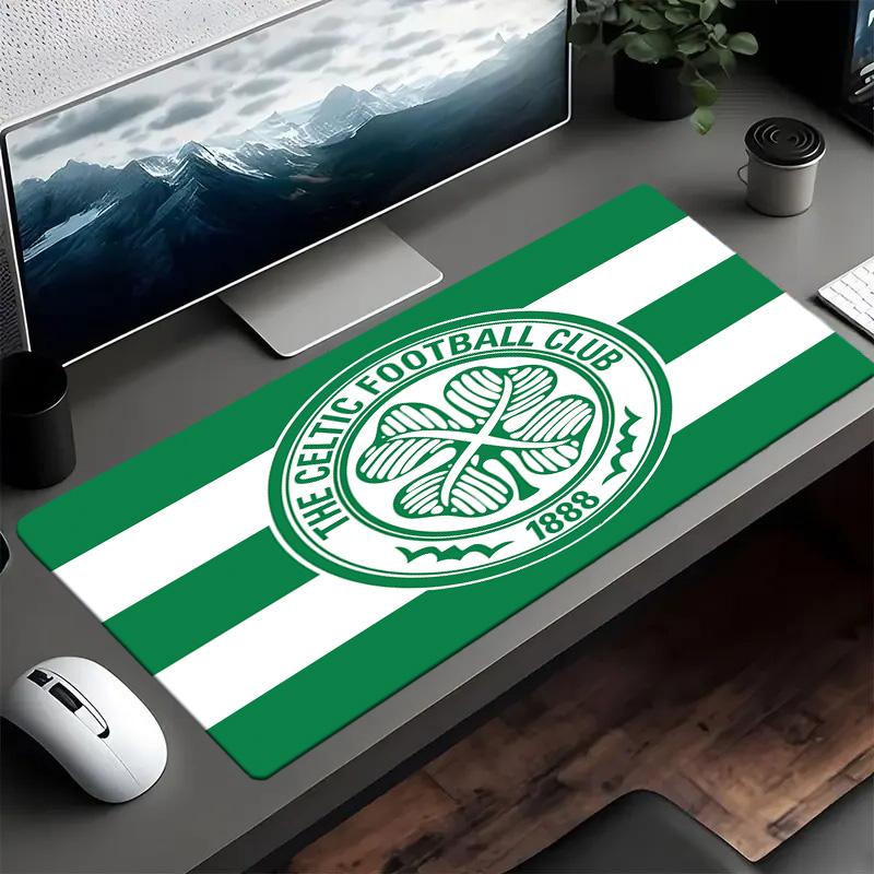 Celtic Fc Crest Design Mouse pad Mouse pad, Gaming Mouse Pad, keyboard pad, Desk Decor for computer notebook Fan Gift Birthday Gift