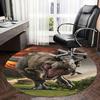 Tyrannosaurus Rex Office Carpet Chair Mats, Dinosaur Decor for Home Office, Living Room, Bedroom, Gift Idea1118028a