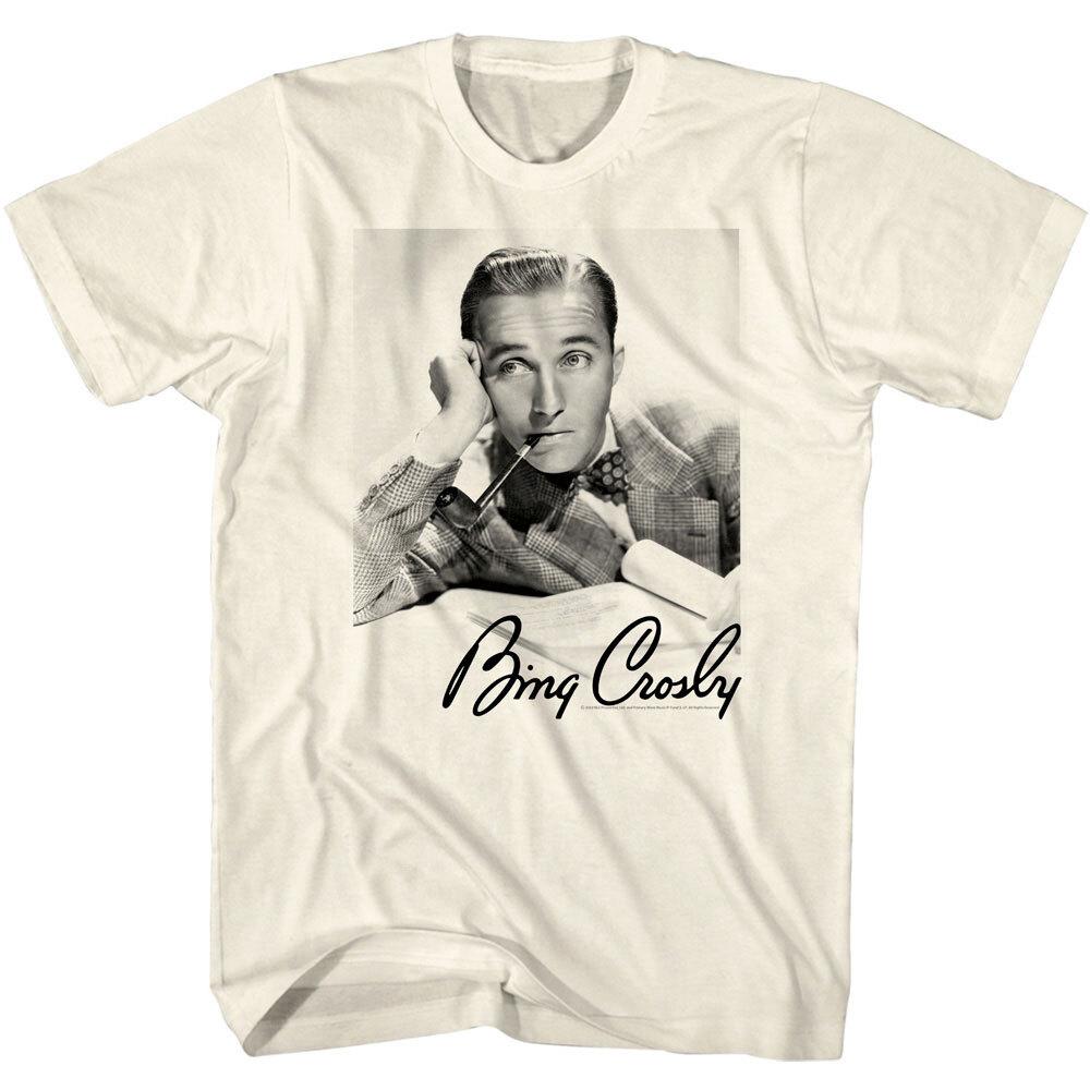 Bing Crosby Pipe Bowtie Men T Shirt XXXXL