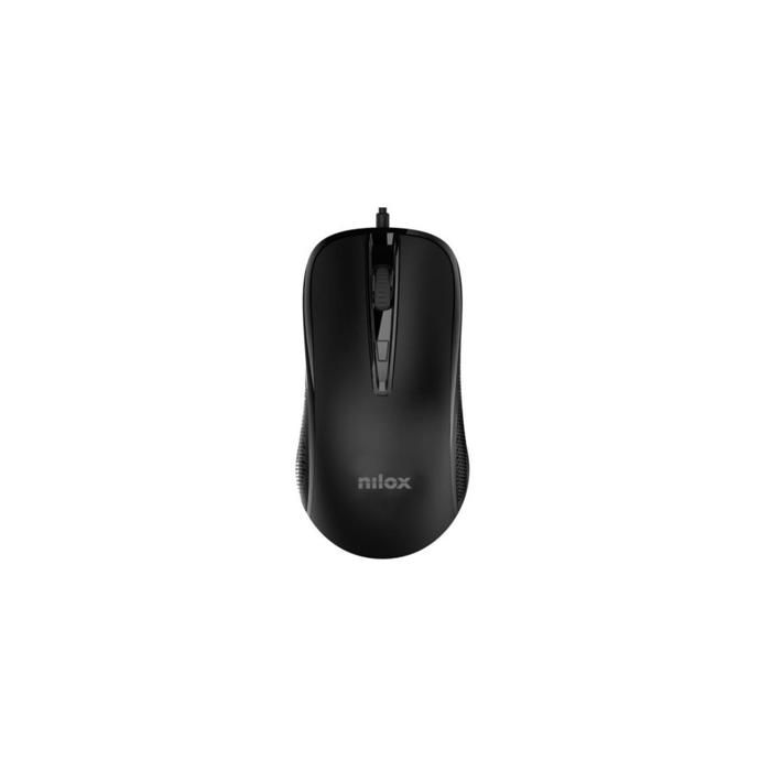 USB myš s kabelem - NILOX - Černá - Optická technologie