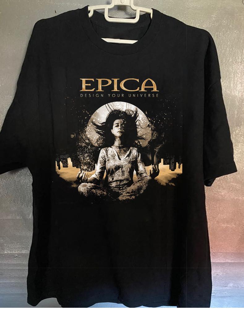 

Epica band Design Your Universe T-Shirt Men Women Cotton Tee SB254 Unisex T-Shirt L