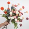 4pcs Plastic Artificial Small Thorn Ball Flowers Real Touch Fake Flowers  Lifelike