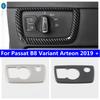 Car Styling Headlight Switch Button Trim Cover Decoration Fit For Volkswagen Passat B8 Variant Arteon -