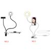 Selfie Flash Ring Light & Mobile Phone Holder Camera Long Arm USB Clip On