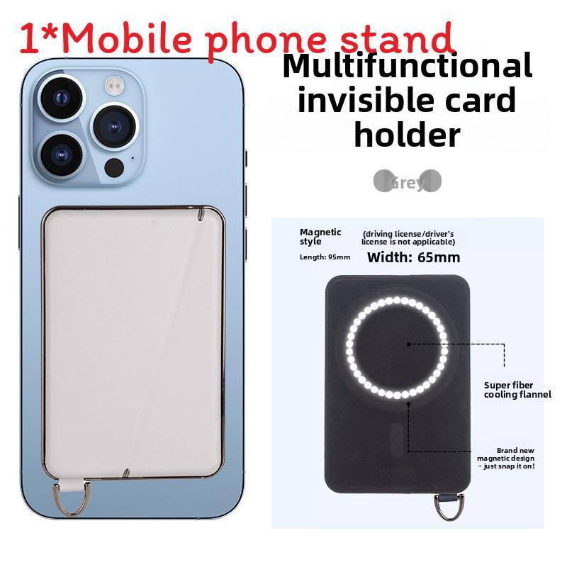 Magsafe Card Holder Wallet With Magnetic Stand For Phone And Desk Organization