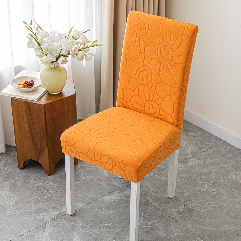 

Четырехсезонный эластичный утолщенный чехол для стула, чехол для спинки, цельный комплект чехлов для сиденья, обеденного стола, чехол для домашнего табурета 42*38*38 cm