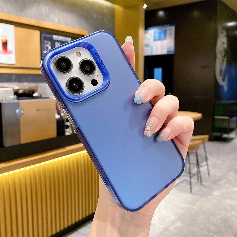 

Suitable for Apple 15 Phone Case, 16Pro Matte Color-matching 12 Simple XS Anti-drop 11 Protective Case iPhone 7Plus/8Plus