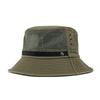 Summer Outdoor Breathable Mesh Fisherman Hat Unisex Flat Top Large Brim Sun Protection Sun Hat Mountaineering Hat