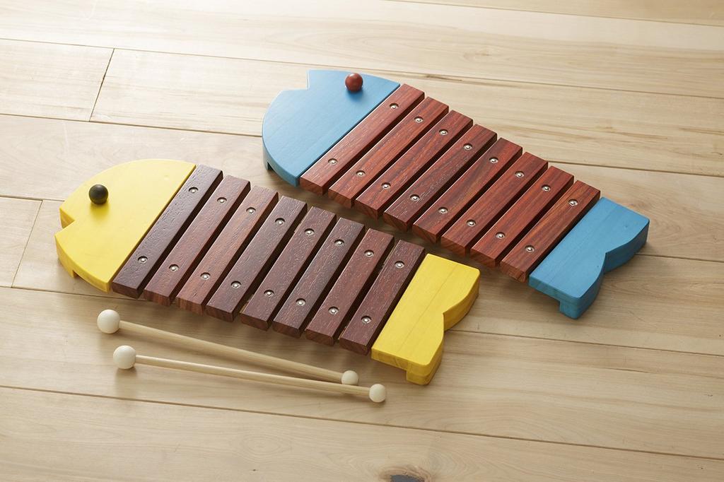 BorneLund Original Fish Xylophone Blue Around 1 and a Half Years Old BZ8000B