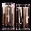 Transparent Jewelry Storage Rack: Necklace, Bracelet, Desktop Organizer, Dustproof Display Stand
