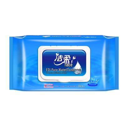 JieRou EDI Pure Water Wet Wipes - 80 Count 3-Pack