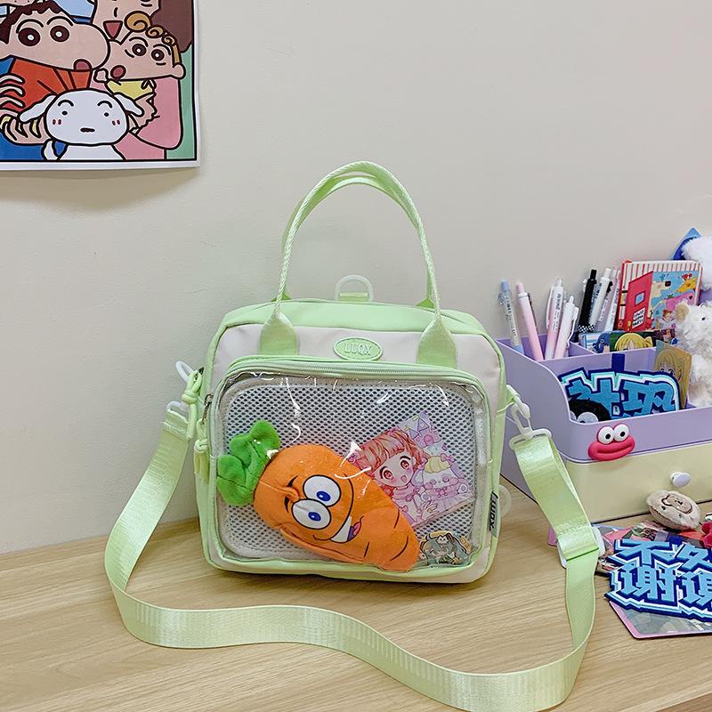 Shoulder Bag Small Food Allowance Pain Bag Casual Versatile Commuter Tote Bag Large Capacity Student Make-Up Bag For Class