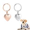 Heart Shape Keychain Multifunctional Fashion Accessory Key Ornament Stainless Steel Texture Present for Women and Couple