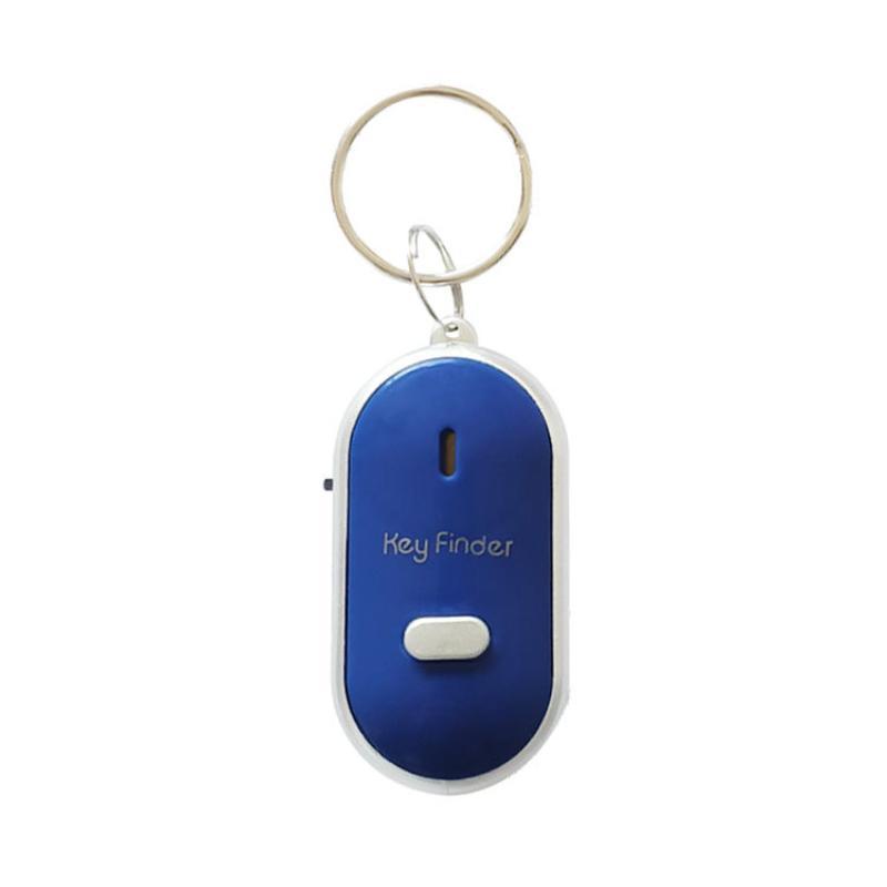 1Pcs Anti-Lost Key Finder Sound Control Flashing Beeping Alarm Keychain Locator for Seniors Home Travel Use