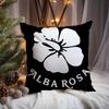 Alba Rosa Cushion Cover Premium Comfort Reversible Pillow Cove -Two in One Design for Any Room & Car Interior