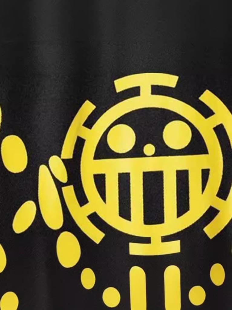 Trafalgar Law Cosplay Costume - One Piece 2 Years Later Cloak Cape for Halloween Party, Anime Role Play Outfit