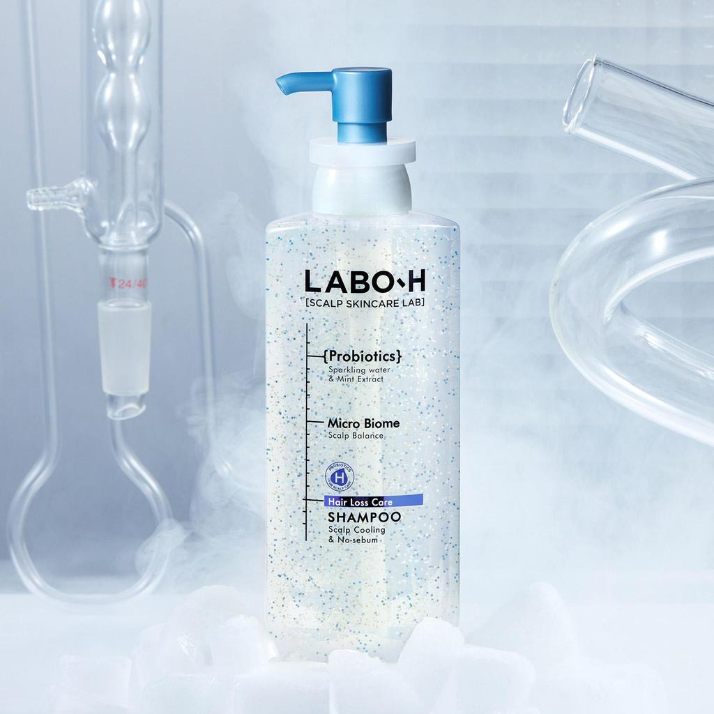 LABO-H Scalp Cooling Shampoo (3 options) – Scalp Refreshing Care with Menthol, Panthenol & Botanical Extracts for Oily Hair & Hair Loss, Korean