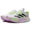 Adidas Adizero Boston 12 White Black Green Spark Women Sneakers Cloud-White Core-Black IG3328