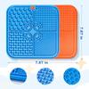 Lick Mat for Dogs, Dog Lick Mat with Suction Cups, Pet Food Mats and Slow Feeder Cat Bowl for Dog Anxiety Relief Pet Enrichment